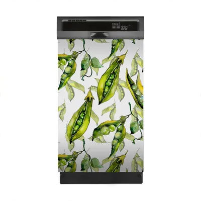 Produktbild von Aufkleber sticker 45x70 cm Dekorative folie Spülmaschine - Erbsen aus Wildgemüse