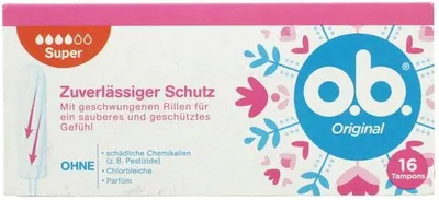 Produktbild von O.B. Tampons super 16 St