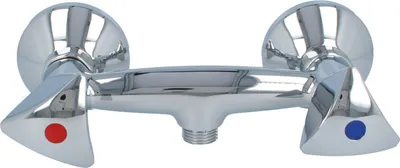 Produktbild von Zweigriff Brausebatterie Duscharmatur classic line - Messing verchromt
