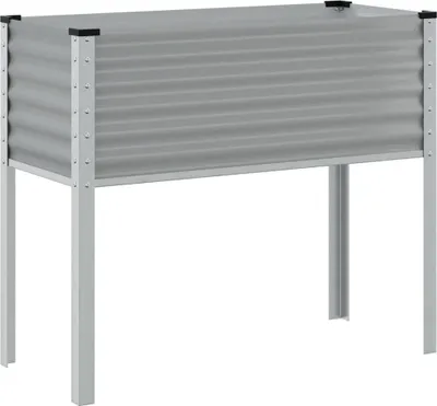 Obrázek produktu pro vidaXL květináč šedý 100x45x90 cm ocelový