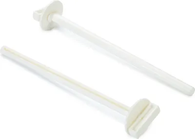Produktbild von Beeztees Vogel Sitzstange inkl. Halter Plastik weiß 22 cm 2Stk.