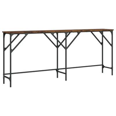 Zdjęcie produktu dla vidaXL Stolik konsola dąb wędzony 180x29x75 cm materiał drewnopochodny