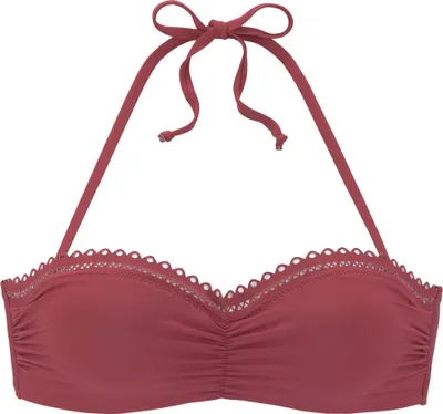 Produktbild von s.Oliver Bügel-Bandeau-Bikini-Top Aiko rostrot Größe 36 Cup B