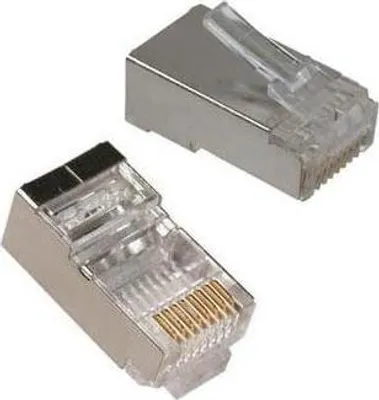 Image de Connecteur RJ45 8P8C, blindé (6 pièces)
