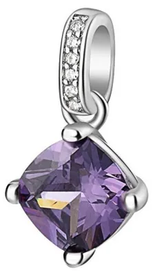 Produktbild von Silberanhänger mit lila Zirkon Fancy Magic Purple FMP25