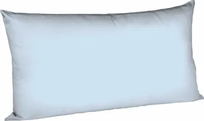 Produktbild von fleuresse Mako Satin Kissenbezug Colours Uni 40x80 cm Bleu
