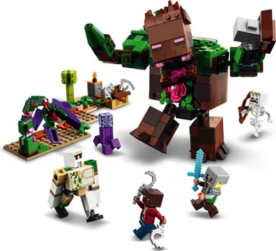 Produktbild von LEGO 21176 Minecraft Die Dschungel Ungeheuer Spielzeug, Set aus Minecraft Dungeons mit Actionfiguren