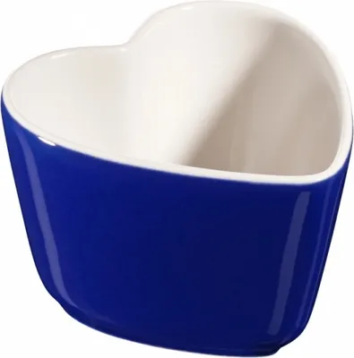 Produktbild von Staub Keramik XS 2er Set  Mini Förmchen Ramekin Dessertschale Dunkelblau 8 cm