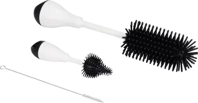 Produktbild von We-Too Flaschenbürsten-Reinigungsset – Silikon - Black | Flaschenbürste
