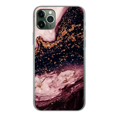 Produktbild von MuchoWow® Handyhülle Schutzhülle Hülle für iPhone 11 Pro Max Marmor - Natursteine - Mineralien Silikon Softcase Handy Hülle - Schutz