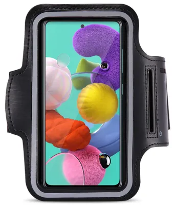 Produktbild von Handy Hülle für Samsung Galaxy A71 Jogging Tasche Schwarz Fitness Armband Case