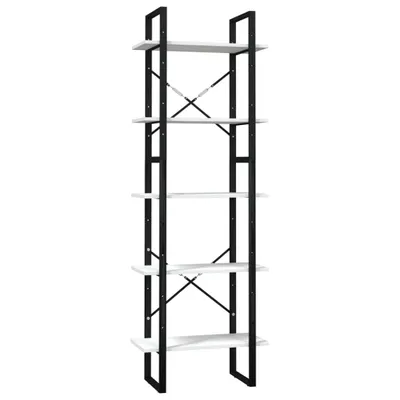Immagine prodotto di Libreria a 5 Ripiani Bianca 60x30x175 cm in Legno di Pino