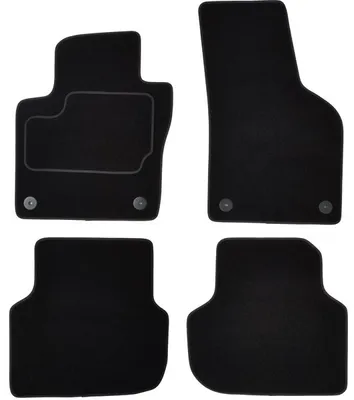Produktbild von CUSTOPOL Fußmatten Set Autoteppiche für VW Jetta IV (162, 163, AV3, AV2) Vorne+Hinten