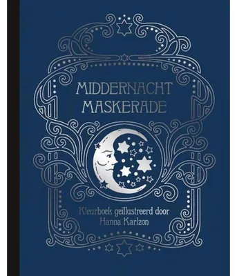 Produktbild von Kluitman Mitternachtsmaskerade-Malbuch 64 Seiten