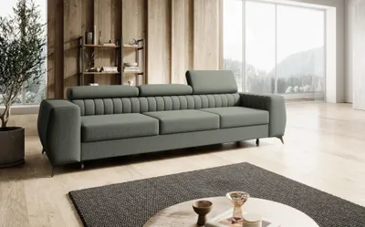Produktbild von FURMEB24 SOFA ALVIN mit schlaffunktion fr 3 Personen 260 x 100 cm GRN