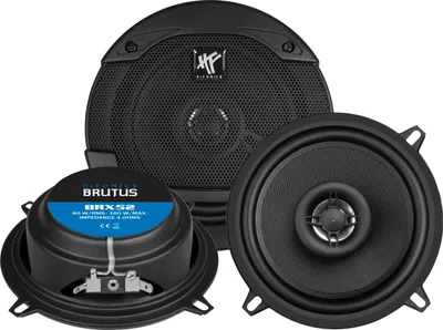 Image de Hifonics BRUTUS BRX52 : haut-parleur coaxial à 2 voies de 13 cm