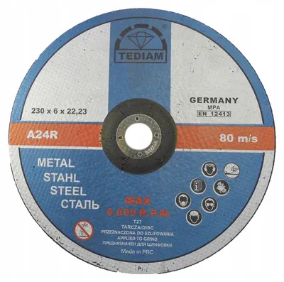 Produktbild von TEDIAM Schleifscheibe 230 x 6,0 mm für Metall