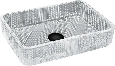 Immagine prodotto di Mexen Akra lavandino da appoggio in vetro 46 x 33 cm, trasparente - 24024600