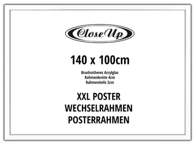 Produktbild von XXL Posterrahmen 100 x 140 cm weiß