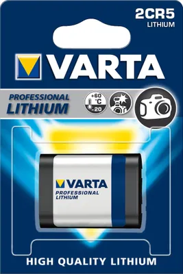 Produktbild von 10X Varta 48157 Professional Lithium 2 CR 5 (6203) - Foto Lithium Batterie, 6 V