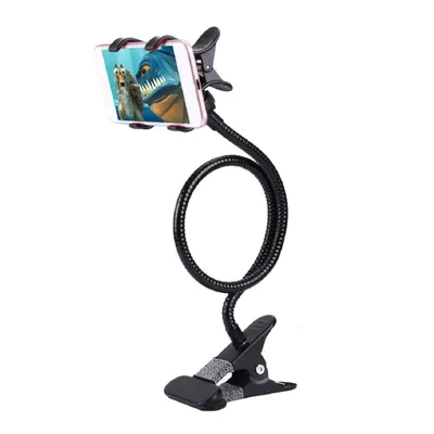 Image de DFV mobile - pour QMOBILE LT900 (2020) Support métallique flexible pour support paresseux avec bras long avec pince pour téléphone et pince de bureau, F2-1-N-SOP-BRAZ-1654