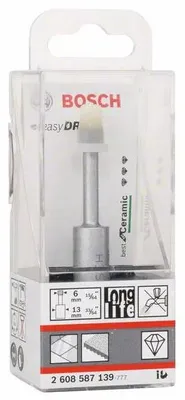 Image de Foret diamanté Easy Dry diamètre 6mm - BOSCH - 2608587139