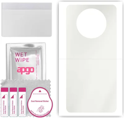 Produktbild von apgo Rückseite Schutzfolie, Matt, kompatibel mit Cubot Note 9, Hinten Hydrogel-Displayschutzfolie mit Positionierhilfe, kratzfest, einfache Montage