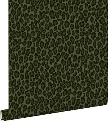 Produktbild von ESTAhome Tapete Leopardenmuster Dunkelgrün 53 cm x 10.05 m