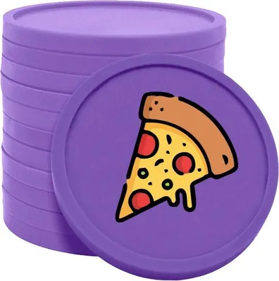 Immagine prodotto di Gettoni pizza CombiCraft viola - Ø29mm - 100 pezzi