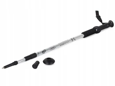 Image de Verk 14005 Bâton de trekking pliant 1 pièce argenté