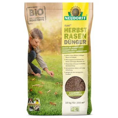 Produktbild von Azet HerbstRasenDünger (10 kg) | Rasendünger von Neudorff