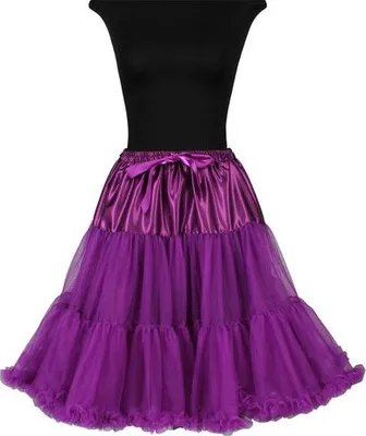 Produktbild von Petticoat Showgirl lila mittellang