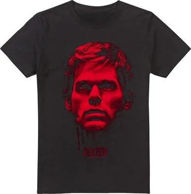 Produktbild von Dexter T-Shirt Herren Bloody Face schwarz M