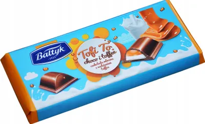 Obrázok produktu pre Bałtyk Tofi mliečna čokoláda 145 g