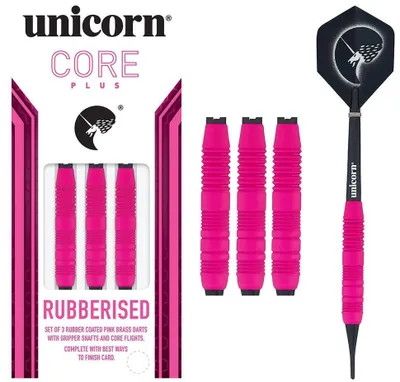 Image de Šipky Core Plus Rubberised Pink - 19g
