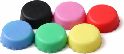Image de Brew Stopper Bouchon de bouteille en silicone 6 pcs Économiser l'excès de bière Vin Champagne Boisson Assorti Couleur de bonbon aléatoire - 12 pcs