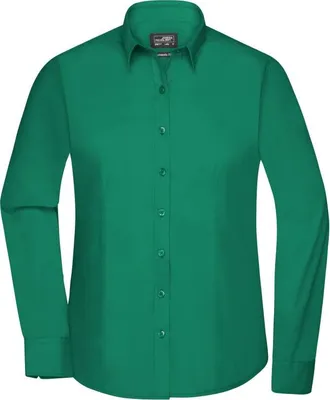 Produktbild von Klassisches Shirt aus pflegeleichtem Mischgewebe irish-green, Gr. M