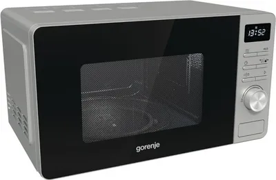 Produktbild von Gorenje M20XYZ MO20A3X ADVANCED LINE, Arbeitsplatte, Solo-Mikrowelle, 20 l, 800 W, Eingebautes Display, Tasten, Drehregler
