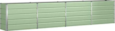 Produktbild von Pflanzkübel Pastellgrün 385 x 50 x 77 cm Verzinkter Stahl