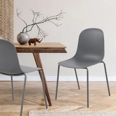 Produktbild von Stuhl HLO-CP121 dunkelgrau