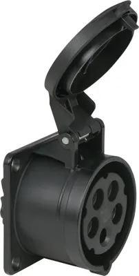 Immagine prodotto di PCE CEE 16 A/400 V presa a 5 poli femmina nero - IP44