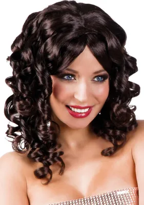 Produktbild von Schwarze Damen Langhaar-Perücke