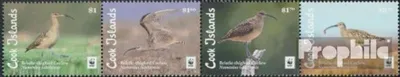 Produktbild von Briefmarken Cookinseln 2017 Mi 2147-2150 Viererstreifen (kompl.Ausg.) postfrisch Borstenbrachvogel