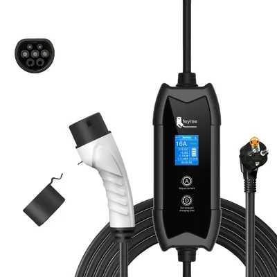 Immagine prodotto di Caricabatterie portatile per veicoli elettrici, capacità di carica di 3,5 kW,  IP65, tipo 2 35KW 16A