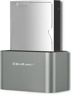 Zdjęcie produktu dla Stacja dokująca Qoltec dysków HDD/SSD | 2.5" / 3.5" SATA | USB 3.0