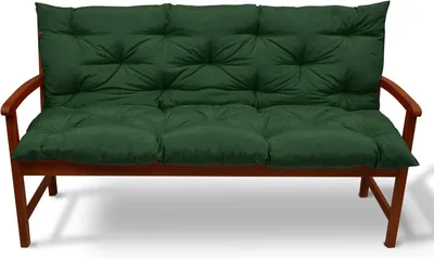 Image de Coussin d'assise Beautissu Flair BR vert foncé, 100 x 50 x 50 cm