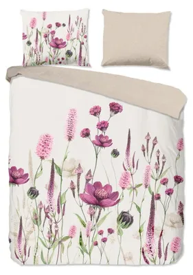 Productafbeelding van Good Morning Dekbedovertrek "Hala" - Bruin - (200x220 cm) - 100% Katoen
