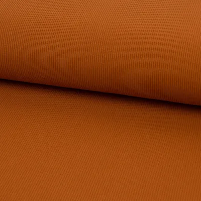 Produktbild von Baumwolljersey Stoff Meterware Jerseystoff Rib Rippenstruktur 1,45m