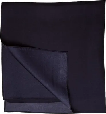 Produktbild von Nickituch Seidentuch schwarz Twillseide 53x53cm
