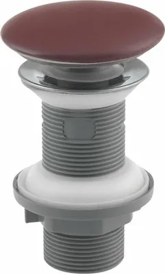 Zdjęcie produktu dla Zestaw odpływowy 5/4” klik-klak, ceramiczna pokrywa, wys. 20–70 mm, kolor bordowy